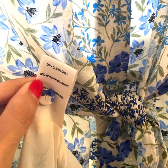 Silk Ava Floral Tie Waist Dress 